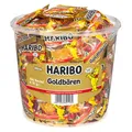 Produktbild: Haribo Goldbären 100 Minibeutel in praktischer Vorratsdose 980g