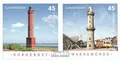 Produktbild: BRD (BR.Deutschland) 2875-2876 (kompl.Ausg.) Selbstklebende Ausgabe postfrisch ** MNH 2011 Leuchttürme (Briefmarken für Sammler) Leuchttürme