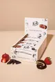 Produktbild: KoRo - Bio Dark Chocolate Duo Strawberry 12 x 2 x 20 g - Kurze Zutatenliste - 100% vegan - Mit Agavendicksaft & Dattelpaste gesüßt