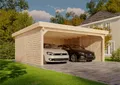 Produktbild: Alpholz Doppelcarport Olaf Exklusiv, BxT: 598x598 cm, in Naturbelassen