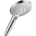 Produktbild: hansgrohe HG Handbr RAINDANCE SELECT S 120 3jet DN 15, EcoSmart Version weiss/chrom (3 Strahlarten, 9 l/min) (26531400)