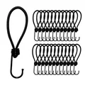 Produktbild: Offgridtec 25x Spann-Gummi 18cm, Expander mit 5mm Haken, Universelles Elastikband für Planen, Anhängernetze,