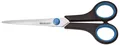 Produktbild: Schere Easy Grip, rostfrei, gerade, symmetrisch, blau/schwarz, 18 cm