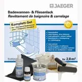 Produktbild: Badewannenlack und Fliesenlack 887 von Jaeger Komplettset für 2,8 qm - bahamabeige
