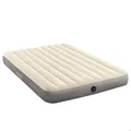 Produktbild: INTEX Single High Luftmatratze für 2 Personen (152×203×25 cm) max. 272 KG – Gästebett aufblasbares Bett Camping Matratze mit Fiber-Tech-Technologie