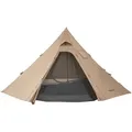 Produktbild: VEVOR Campingzelt für 4 Personen, Tipi-Zelt mit Ofenanschluss & Innenzelt, tragbare Wintercampingzelte mit Schneefang, wasserdichte 4-Jahreszeiten-Schutzzelte zum Angeln & Rucksackreisen