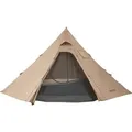 Produktbild: VEVOR Campingzelt für 4 Personen, Tipi-Zelt mit Ofenanschluss & Innenzelt, tragbare Wintercampingzelte mit Schneefang, wasserdichte 4-Jahreszeiten...