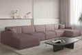 Produktbild: Fun Möbel Wohnlandschaft Sofa U-Form CELES PREMIUM XL in Stoff Scala, Breite 462 cm, Inkl. 2 Zierkissen, Rundumbezug