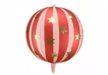 Produktbild: Balon foliowy Piłka w gwiazdki, 75 cm, czerwony, Cyrk PartyDeco