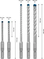 Produktbild: BOSCH Hammerbohrer-Set Expert SDS plus-7X Set 5-teilig 2608900197