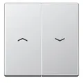 Produktbild: Jung Wippe Symbole alu A 595 P AL Taster Schalter Jalousie A595PAL Abdeckung
