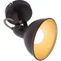 Produktbild: Briloner - Wandspot Dreh& Schwenkbar Retro 1xe14 40w Metall Schwarz Ø10cm