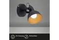 Produktbild: Briloner Leuchten Deckenleuchte Deckenlampe Wandlampe Innen Wohnzimmer E14, ohne Leuchtmittel, Abhängig vom Leuchtmittel - Warmweiß / Neutralweiß / Kaltweiß, Wandlampe, 15,6x10cm, Schwarz-Gold, max.40W, E14, Innen, Wohnzimmer