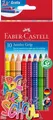 Produktbild: Faber-Castell Buntstift 280922 Buntstift Jumbo GRIP - 8+2 Farben Namensfeld- und Bleistift im
