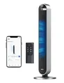 Produktbild: Dreo Smart Turmventilator Sehr Leise, 120° Oszillierender Ventilator mit Kühlung, 25dB Standventilator mit Fernbedienung für Schlafzimmer, 12 Geschwindigkeiten, 4 Modi, 12-Stund-Timer, Pilot Max S