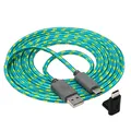Produktbild: Charge:Cable Stecker USB A auf USB C 2,5 m (Türkis, Gelb)
