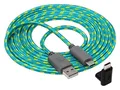 Produktbild: Snakebyte Charge:Cable USB A auf USB C Männlich 2,5 m  Türkis, Gelb