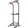 Produktbild: HOP SPORT Tower mit Multigriff Klimmzugstange, Dip-Stangen & Liegestützgriffe, Home Gym, Fitnessgerät für Zuhause, Calisthenics und Krafttraining