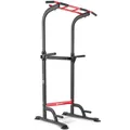 Produktbild: Hop-Sport Power Tower mit Multigriff Klimmzugstange, Dip-Stangen & Liegestützgriffe, Home Gym, Fitnessgerät für Zuhause, Calisthenics und Krafttraining, Freistehend, 150 kg Max. Belastbarkeit