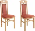 Produktbild: Home affaire Esszimmerstuhl Berta Küchenstuhl (Set, 2 St), Bezug in Microfaser, Gestell aus Buche Massivholz