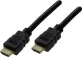 Produktbild: Schwaiger HDMI Anschlusskabel HDMI-A Stecker, HDMI-A Stecker 0.70 m Schwarz HDM0070043 4K UHD, vergoldete Steckkontakte HDMI-Kabel