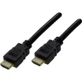 Produktbild: Schwaiger HDMI Anschlusskabel HDMI-A Stecker, HDMI-A Stecker 0.70 m Schwarz H...