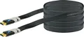 Produktbild: Schwaiger HDMI Kabel High-Speed mit Ethernet, vergoldete Stecker, Schwarz, 3m