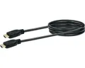 Produktbild: High-Speed-HDMI Kabel mit Ethernet 2x HDMI-Stecker 0,7 m schwarz Schwaiger HDM00