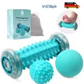 Produktbild: Fußmassageroller 3er Set Igelball Faszienball Wärme