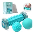 Produktbild: Fußmassage Roller Set 3 Stück Igelball zur Linderung von Muskelkater, BOENFU