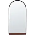 Produktbild: Wandspiegel Mit Ablage Domme 40 Cm 67 Cm Metall Schwarz