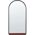 Produktbild: Wandspiegel Mit Ablage Domme 40 Cm 67 Cm Metall Schwarz