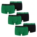 Produktbild: PUMA 6 er Pack Short Boxer Boxershorts Men Pant Unterwäsche kurz 100000884, Farbe:004 - Amazon Green, Bekleidungsgröße:S