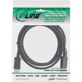 Produktbild: 15322 InLine DisplayPort 1.4 Kabel schwarz vergoldete Kontakte 2 5m ~D~