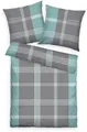 Produktbild: TOM TAILOR HOME Bettwäsche Ole, Renforcé, 3 teilig, karierte Bettwäsche aus Baumwolle, mit Reißverschluss