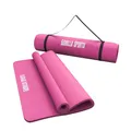 Produktbild: GORILLA SPORTS® Yogamatte - 190x60x1,5 cm oder 190x100x1,5 cm, mit Tragegurt, Phthalatfrei, Rutschfest, Farbwahl - Gymnastikmatte, Fitnessmatte, Sportmatte, Trainingsmatte, Übungsmatte