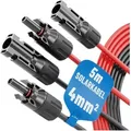 Produktbild: Solarkabel-Set 910002, MC4, 2x 5 m, 4 mm2 - Absina