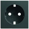 Produktbild: Gira 492028 Abdeckung für Steckdose System 55 Blende anthrazit