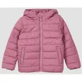 Produktbild: s.Oliver Funktionsjacke Outdoor-Jacke Leicht wattierte unisex Jacke mit fixierter Kapuze rosa 110 EU