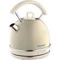 Produktbild: Vintage Wasserkocher Beige, rund beige, 2.000 Watt, 1,7 Liter