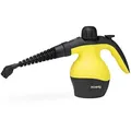 Produktbild: H.Koenig  Handdampfreiniger NV60 / 3,5 bar / verschiedene Aufsätze / 350 ml Wassertank / 1000W/ gelb