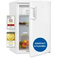 Produktbild: Exquisit Kühlschrank mit Gefrierfach, 120 Liter, 4-Sterne-Gefrierfach, Kühlschrank freistehend, KS516-4-H-010D weiss
