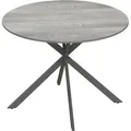Produktbild: HOMCOM Dining Table Spanplatte Stahl 100L x 100B x 75H cm Grau