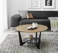 Produktbild: Couchtisch Cadiz rund | Ø70 | Eiche massiv / grau