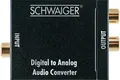 Produktbild: Schwaiger ADW200 513 Medienkonverter zu Koaxial Buchse, TOSLINK Buchse IN, CINCH Buchse, digitales Koaxial oder Toslink Audiosignal zu analoges Stereosignal
