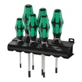 Produktbild: Wera 367/6 TX Schraubendrehersatz Kraftform Plus TX + Rack, 6-teilig