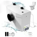 Produktbild: Hebeanlage - Schmutzwasserpumpe, Mit Häcksler, Kleinhebeanlage, Bis 7 M Höhe, Abwasserpumpe, Haushaltspumpe Für Dusche, Fäkalienpumpe - 600 W - Juskys