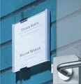 Produktbild: DURABLE Hinweisschild Türschild Info Sign 149x148,5mm silber