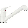 Produktbild: Blanco Küchenarmatur, Weiß, Metall, Stein, 5.6x16x26.3 cm, flexible Anschlussschläuche, herausziehbare Spülbrause, schwenkbarer Auslauf, Küchen, Küchenausstattung, Küchenarmaturen