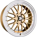 Produktbild: 4x Ultra Wheels UA3-LM Gold Rim Polished 8,5x19 ET35 5x120